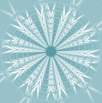 Light blue star shape on low contrasting background Stock Illustration