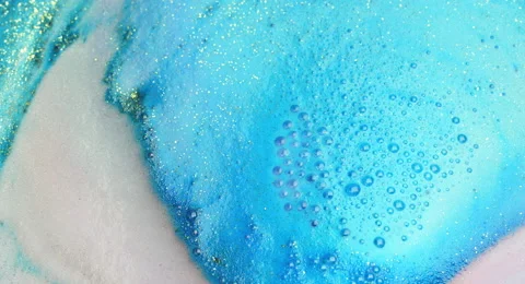 Light Blue Swirling Bubbles Stock Footage 57465341