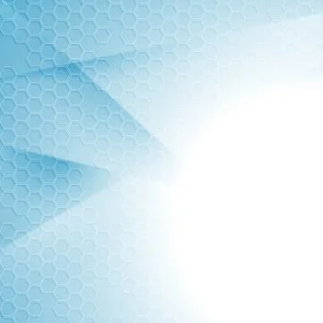 Light blue tech minimal abstract background Stock Illustration