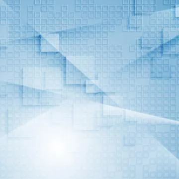 Light blue tech minimal abstract background Stock Illustration