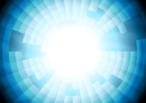 Light blue tech vector gear background Stock Illustration