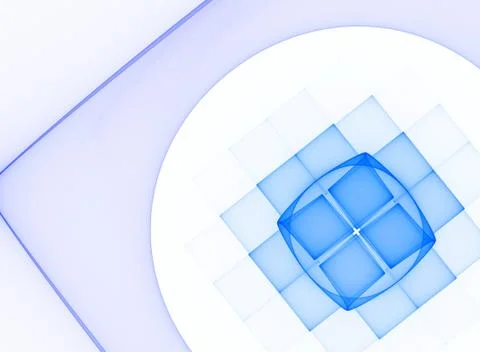 Light blue techno background Illustration