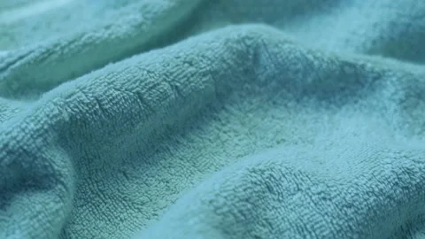 Light Blue Terry Cloth, Soft Terry Cloth Texture. Blue Background Made of Terry  Stock Footage 139452161
