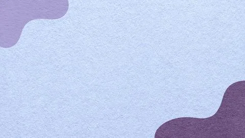 Light blue textured paper background with lavender and dark violet fluid bl.. Stock Illustration