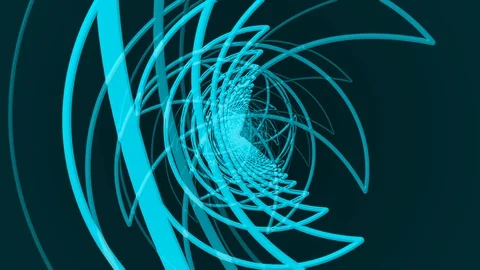 Light Blue Tunnel Moon Stock Footage 100470246