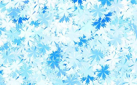 Light BLUE vector abstract backdrop with trees, branches. Stock Illustration