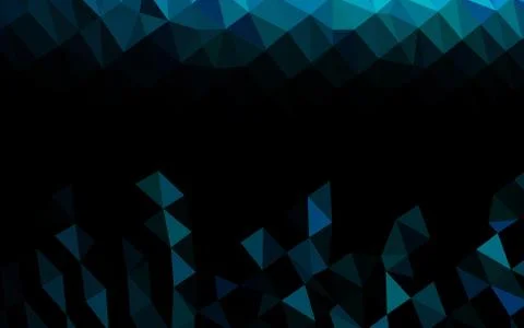 Light BLUE vector abstract mosaic pattern. 库存插图