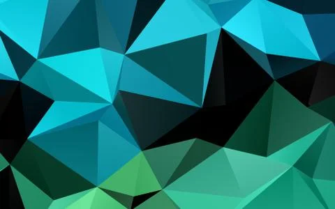 Light BLUE vector abstract mosaic pattern. Ilustración de archivo