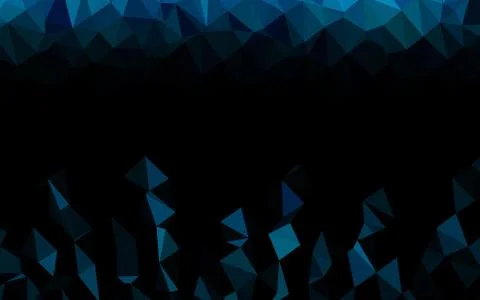 Light BLUE vector abstract mosaic pattern. Stock Illustration