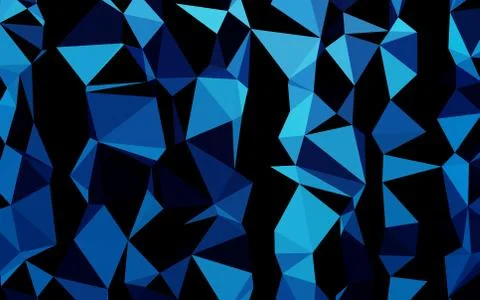 Light BLUE vector abstract mosaic pattern. Illustrazione stock