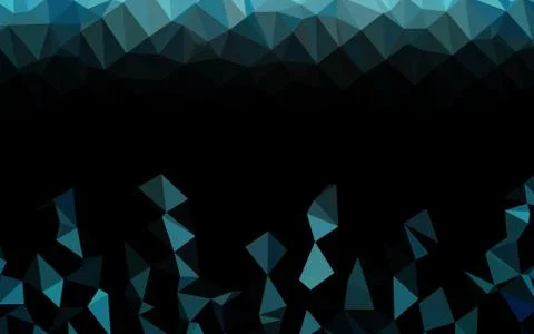 Light BLUE vector abstract mosaic background. 스톡 일러스트