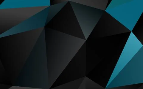 Light BLUE vector abstract mosaic pattern. 스톡 일러스트