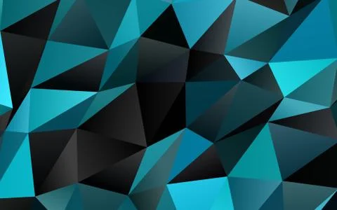 Light BLUE vector abstract mosaic pattern. Stock Illustration