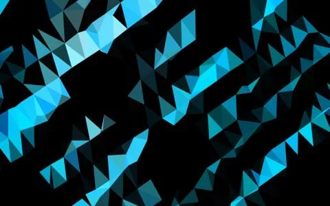 Light BLUE vector abstract mosaic pattern. Illustrazione stock