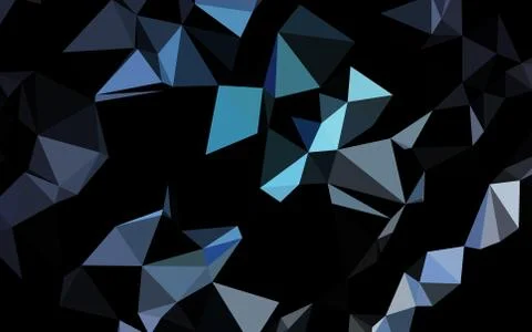 Light BLUE vector abstract mosaic background. イラスト素材