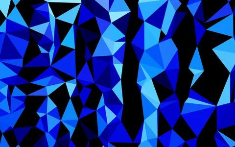 Light BLUE vector abstract mosaic background. Stock Illustration