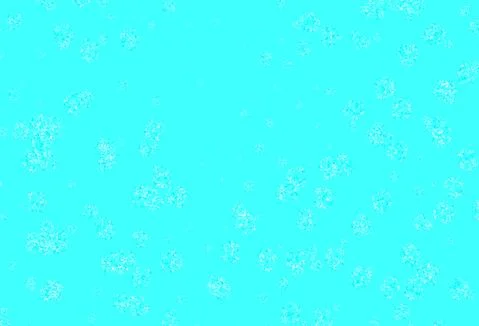 Light BLUE vector abstract pattern with leaves. Stock Illustration