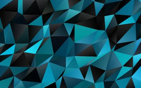 Light BLUE vector abstract polygonal texture. Illustrazione stock