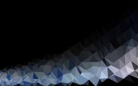 Light BLUE vector abstract polygonal texture. Stock Illustration