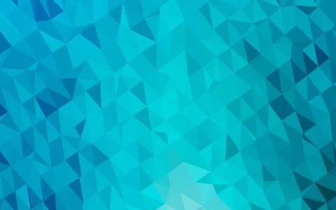 Light BLUE vector abstract polygonal layout. Illustrazione stock
