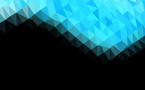 Light BLUE vector abstract polygonal layout. 스톡 일러스트