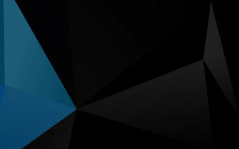 Light BLUE vector abstract polygonal cover. Illustrazione stock