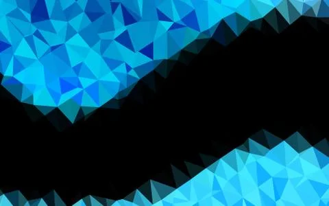 Light BLUE vector abstract polygonal texture. Stock Illustration