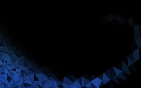 Light BLUE vector abstract polygonal texture. Illustrazione stock