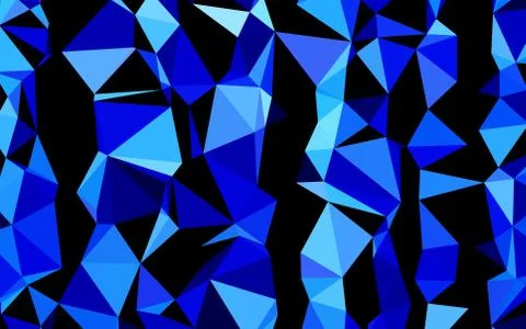 Light BLUE vector abstract polygonal texture. Stock Illustration
