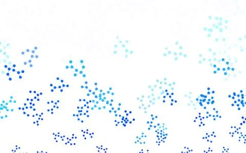 Light BLUE vector backdrop with artificial intelligence data. Stock Illustration