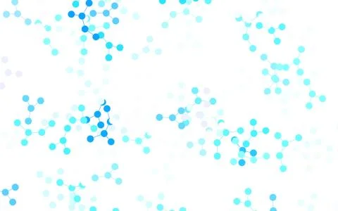 Light BLUE vector backdrop with artificial intelligence data. Stock Illustration