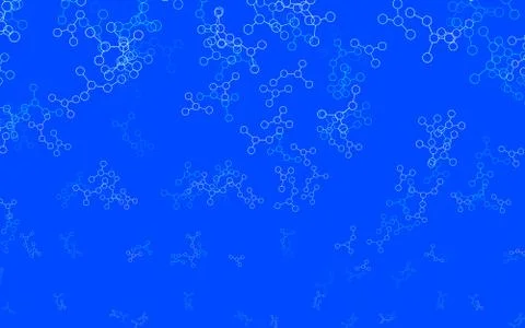 Light BLUE vector backdrop with artificial intelligence data. 스톡 일러스트