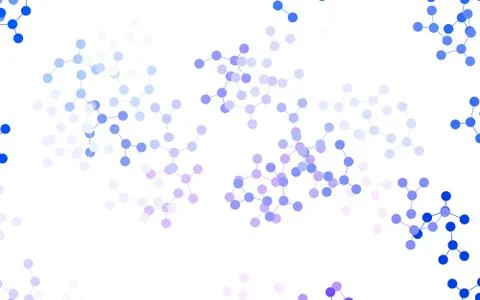 Light BLUE vector backdrop with artificial intelligence data. Stock Illustration