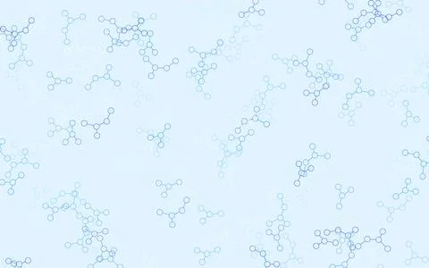 Light BLUE vector backdrop with artificial intelligence data. 스톡 일러스트