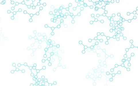 Light BLUE vector backdrop with artificial intelligence data. イラスト素材