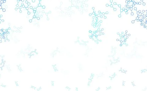 Light BLUE vector backdrop with artificial intelligence data. イラスト素材