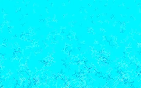 Light BLUE vector backdrop with artificial intelligence data. Stock Illustration