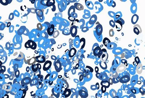 Light BLUE vector backdrop with dots. Illustrazione stock