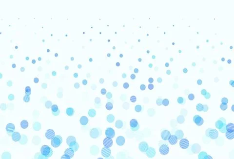 Light BLUE vector backdrop with dots. 스톡 일러스트
