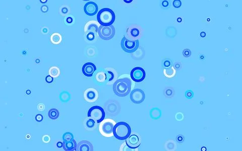 Light BLUE vector backdrop with dots. Stock Illustration