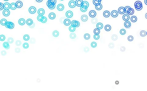 Light BLUE vector backdrop with dots. 스톡 일러스트