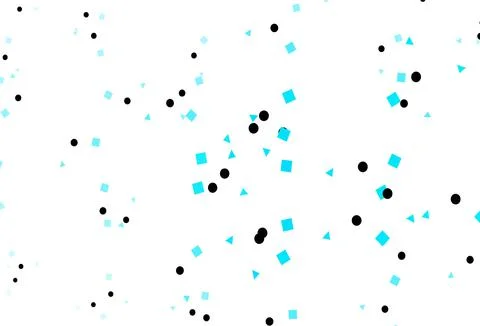 Light BLUE vector backdrop with lines, circles, rhombus. Stock-Illustration