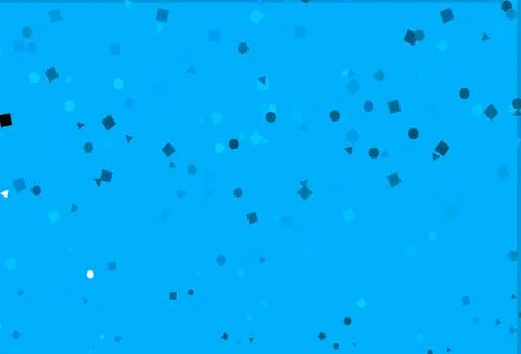Light BLUE vector backdrop with lines, circles, rhombus. Illustrazione stock