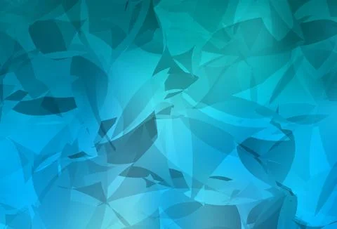 Light BLUE vector backdrop with polygonal shapes. Stock Illustration