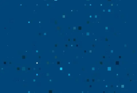 Light BLUE vector backdrop with rectangles, squares. Illustrazione stock