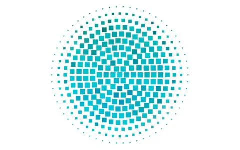 Light BLUE vector backdrop with rectangles, squares. Stock Illustration