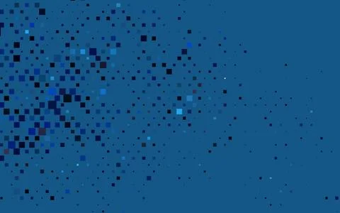 Light BLUE vector backdrop with rectangles, squares. Stock Illustration
