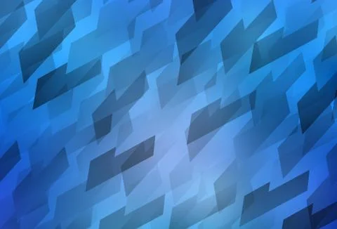 Light BLUE vector backdrop with rhombus. Stock Illustration