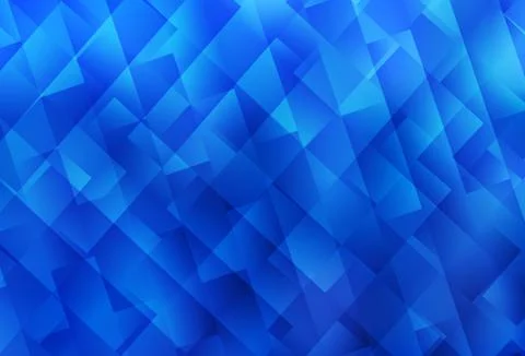 Light BLUE vector backdrop with rhombus. Stock Illustration