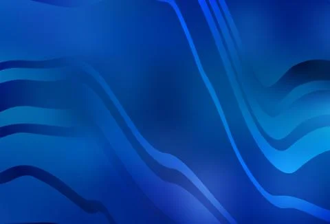 Light BLUE vector backdrop with wry lines. Stock Illustration